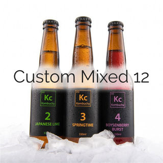 Kc Kombucha Custom Mixed 12 Pack