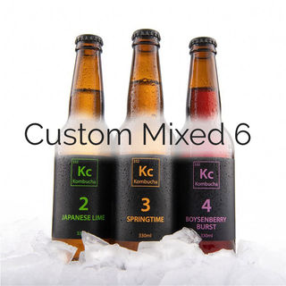 Kc Kombucha Custom Mixed 6 Pack