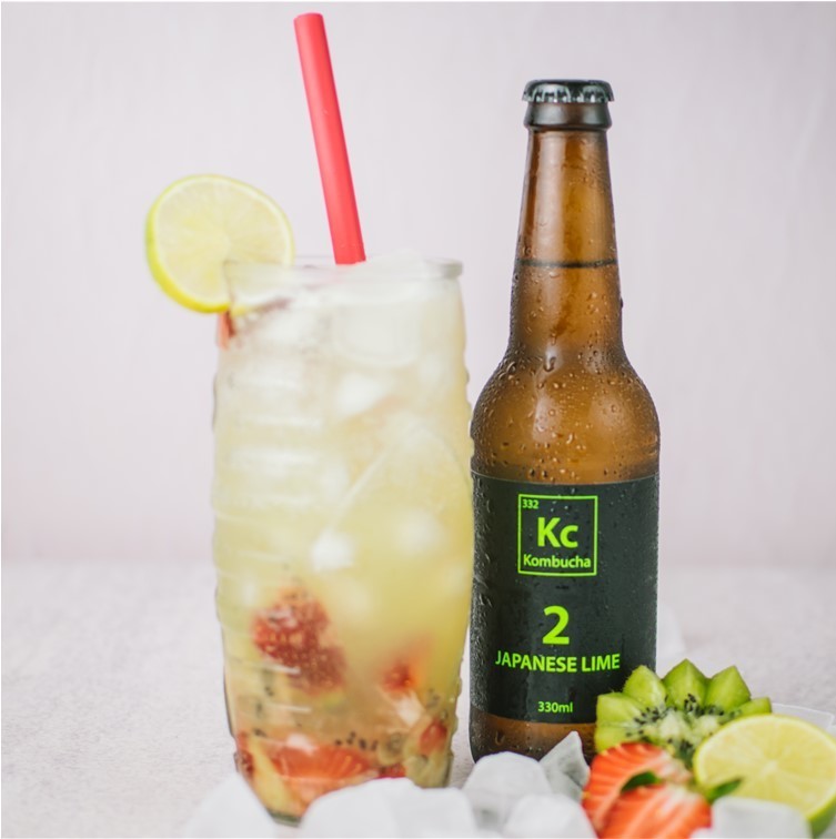 Strawberry, Kiwi & Lime Cooler (Mocktail)